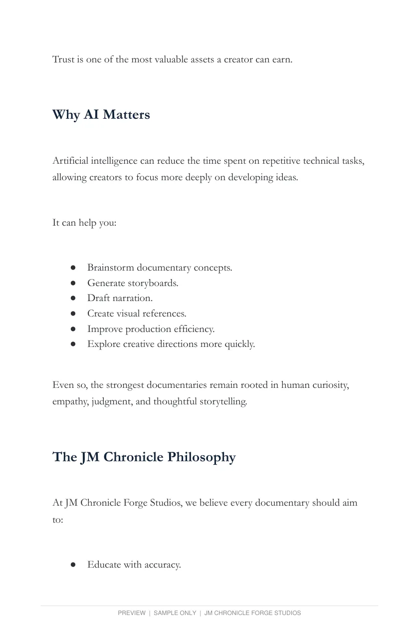 AI matters page preview