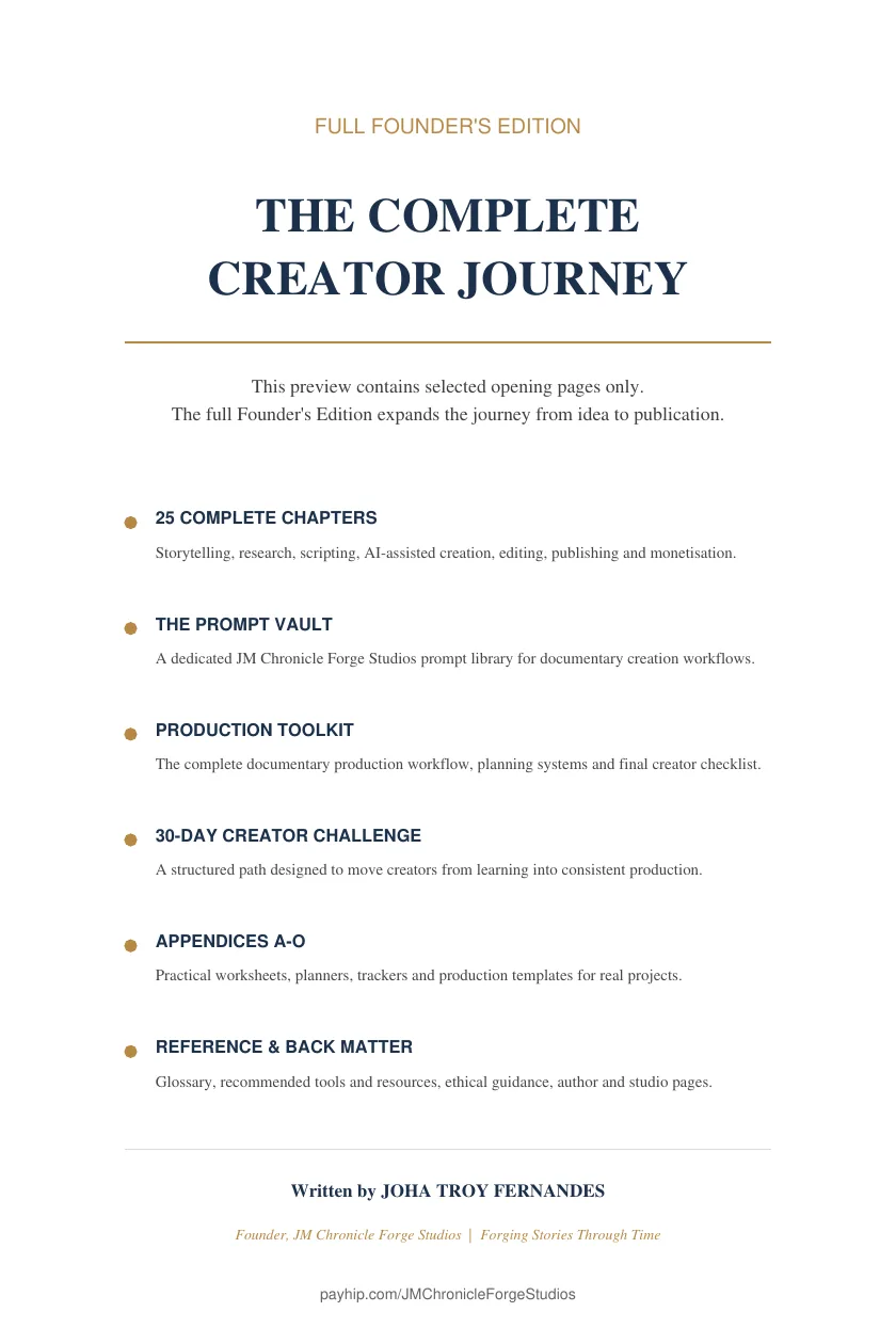 Complete creator journey preview